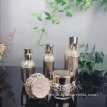 High-grade luxury cosmetic bottles court retro acrylic cosmetic bottle/jars with good price